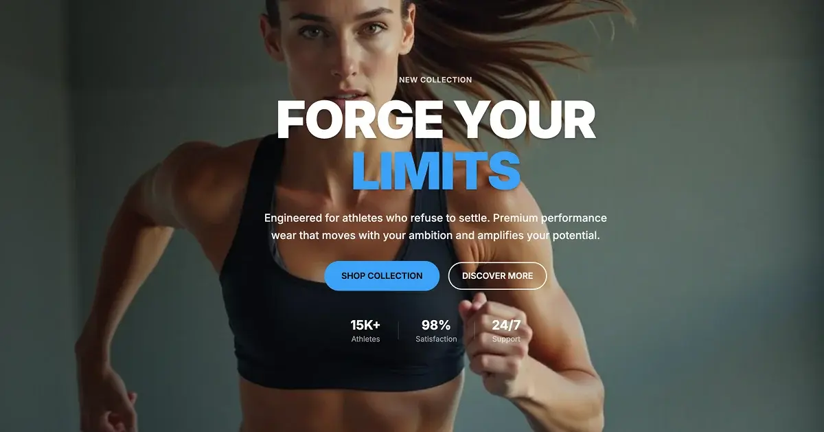 Screenshot of FitForge