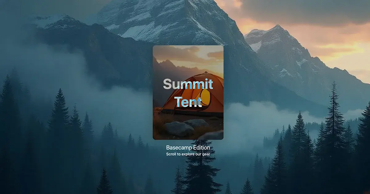 Screenshot of TrailGear